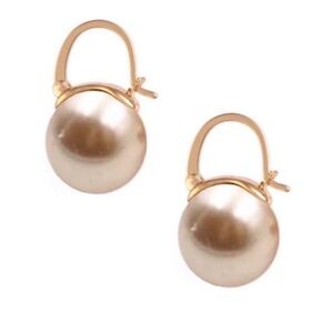 KATE SPADE Shine On Champagne Pearl‎ Drop Earrings NWT